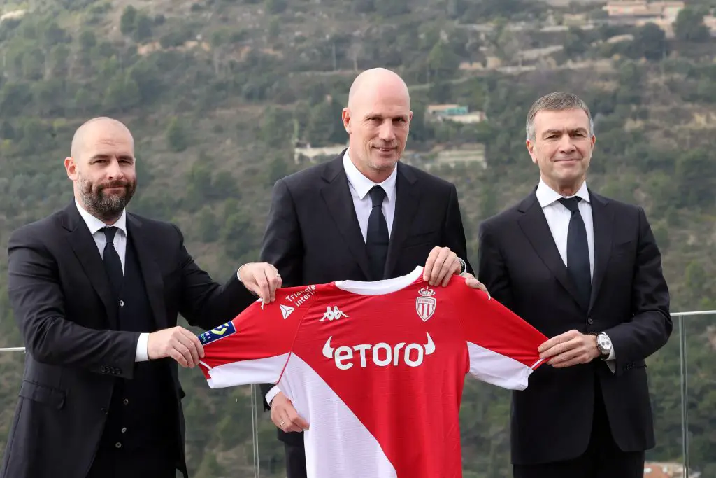 Monaco's British sporting director Paul Mitchell (L) could take up the deputy director of football role at Manchester United. 