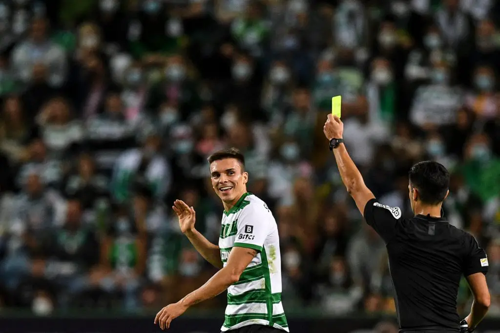 Sporting's Portuguese midfielder Joao Palhinha has been watched several times by Manchester United scouts. (Photo by PATRICIA DE MELO MOREIRA / AFP) (Photo by PATRICIA DE MELO MOREIRA/AFP via Getty Images)