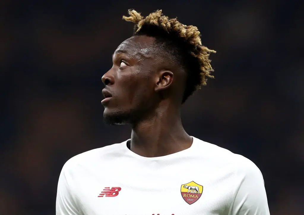 Transfer News: Manchester United rival Arsenal for AS Roma striker Tammy Abraham. (Photo by Marco Luzzani/Getty Images)