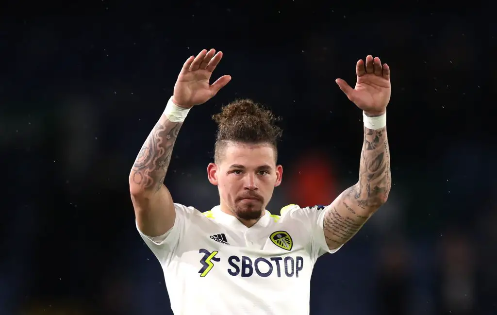 Kalvin Phillips urged to consider Aston Villa over Manchester United. (Photo by George Wood/Getty Images)