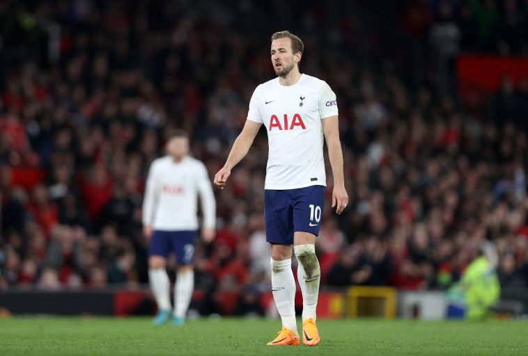 Harry Kane could join Manchester United. (Photo by Naomi Baker/Getty Images)