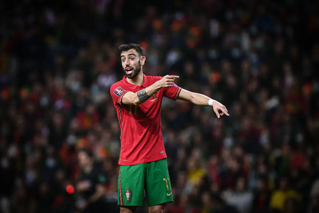 Bruno Fernandes said that United have to focus on winning all their remaining games. (Photo by Octavio Passos/Getty Images)