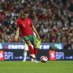 Joao Palhinha of Sporting CP and Portugal during the 2022 FIFA World Cup Qualifier match between Portugal and Serbia.