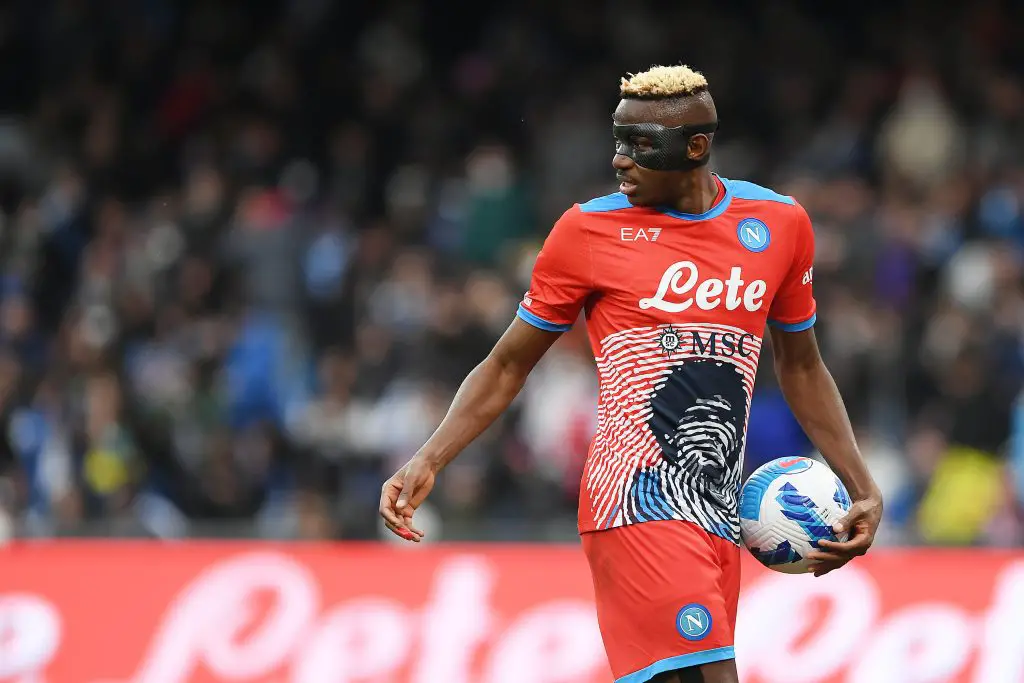 Transfer News: AC Milan have joined Manchester United in the transfer race for Napoli star Victor Osimhen. (Photo by Francesco Pecoraro/Getty Images)