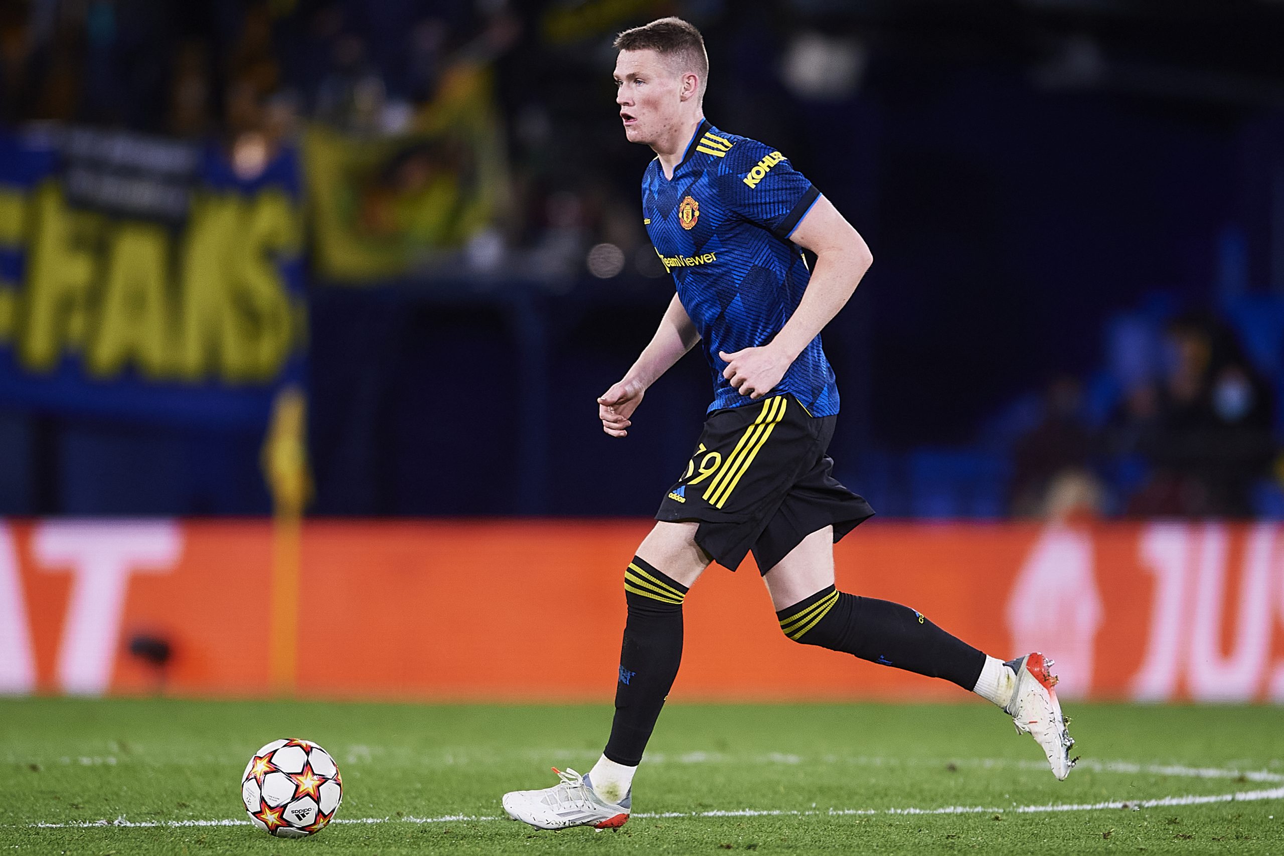  Scott McTominay could make way for Casemiro in the midfield.  (Photo by Aitor Alcalde/Getty Images)