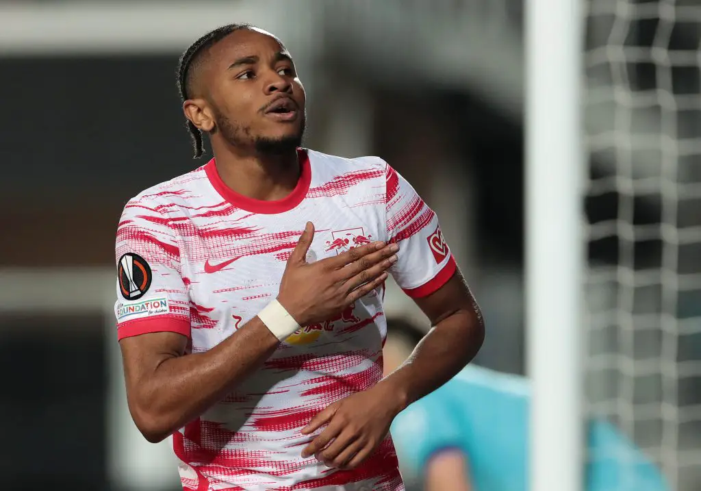 Three clubs to join Manchester United in the transfer race for RB Leipzig forward Christopher Nkunku  . (Photo by Emilio Andreoli/Getty Images)