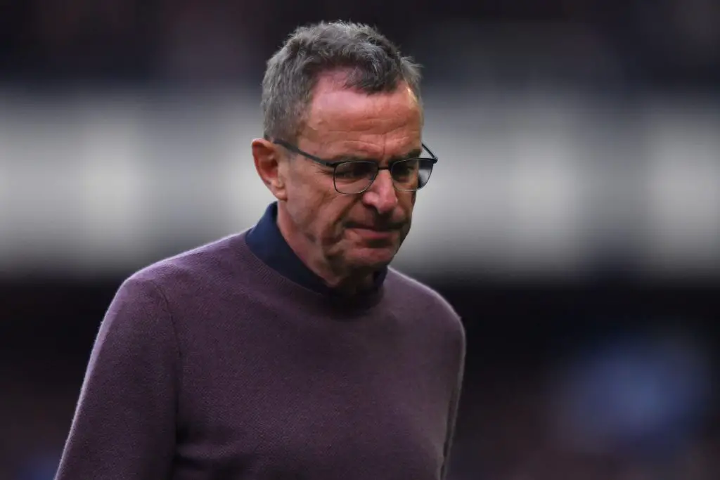 Manchester United manager Ralf Rangnick listed out his injured players ahead of the Chelsea game. (Photo by ANTHONY DEVLIN/AFP via Getty Images)