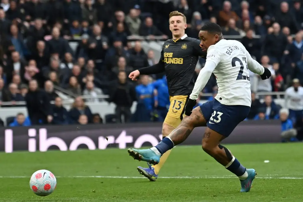 Tottenham Hotspur forward Steven Bergwijn could become the first signing of the Erik ten Hag revolution at Manchester United. (Photo by GLYN KIRK/AFP via Getty Images)