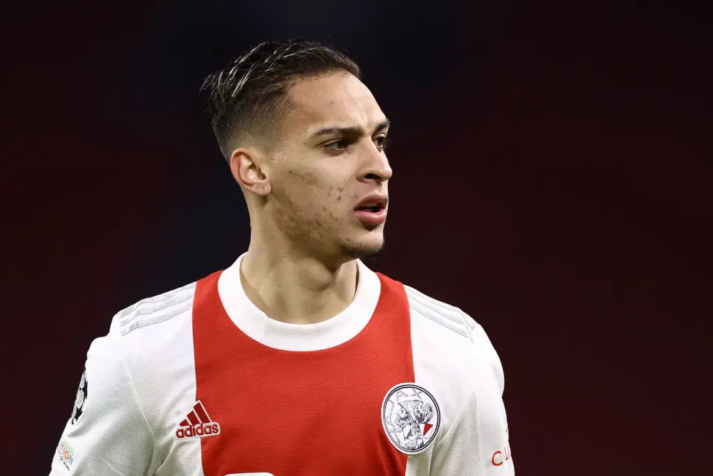 Manchester United could sign Ajax Amsterdam star Antony after appointing Erik ten Hag as their new manager. (Photo by Kenzo Tribouillard / AFP) (Photo by KENZO TRIBOUILLARD/AFP via Getty Images)