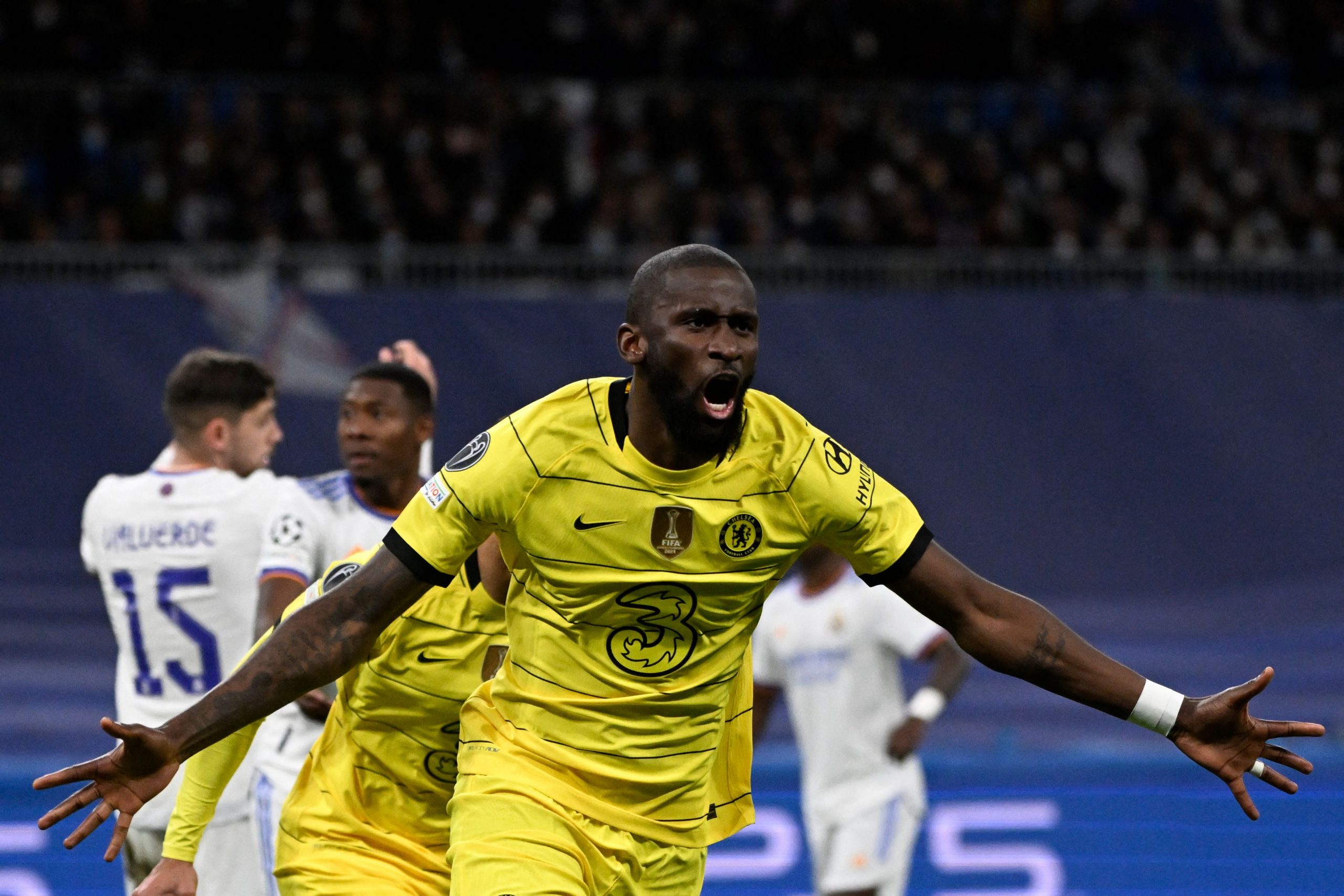 Antonio Rudiger is set to leave Chelsea. (Photo by PIERRE-PHILIPPE MARCOU/AFP via Getty Images)