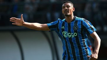 Sebastien Haller is linked with a transfer to Manchester United. (Photo by JEROEN PUTMANS/ANP/AFP via Getty Images)