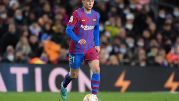 Barcelona midfielder, Frenkie de Jong.(Photo by David Ramos/Getty Images)