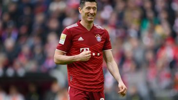 Robert Lewandowski of FC Bayern Munich is linked with a transfer move to Barcelona and Manchester United.. (Photo by Matthias Hangst/Getty Images)
