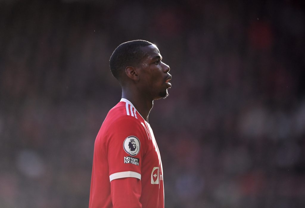 Paul Pogba of Manchester United has been eyed by Manchester City on a free transfer in the summer. (Photo by Laurence Griffiths/Getty Images)
