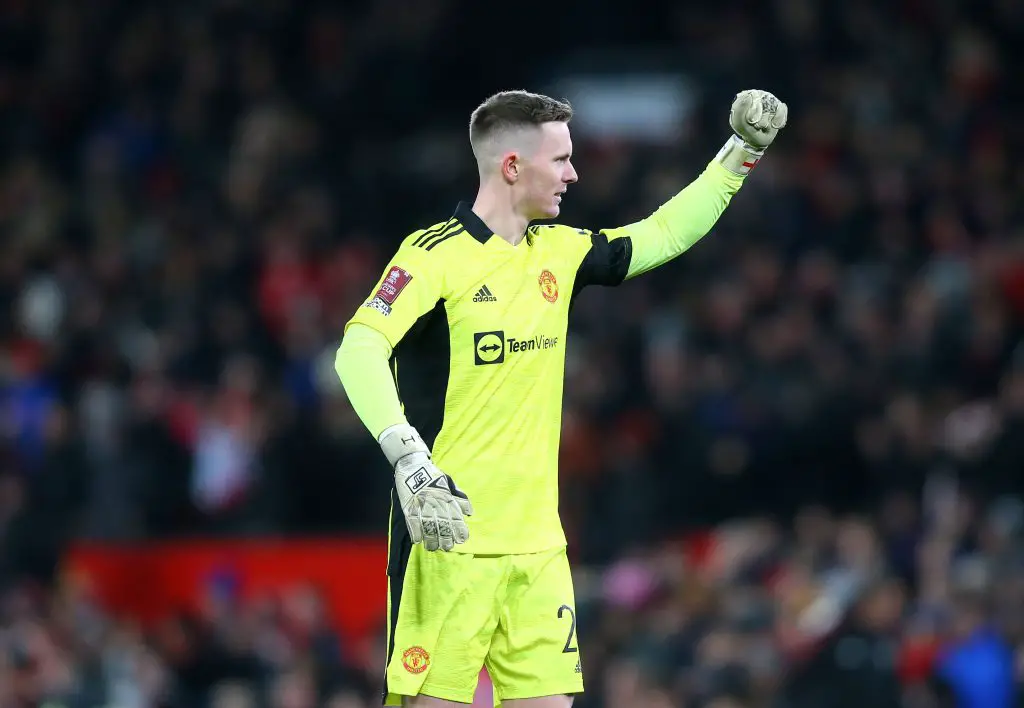 Dean Henderson could depart Manchester United in the summer. (Photo by Alex Livesey/Getty Images)