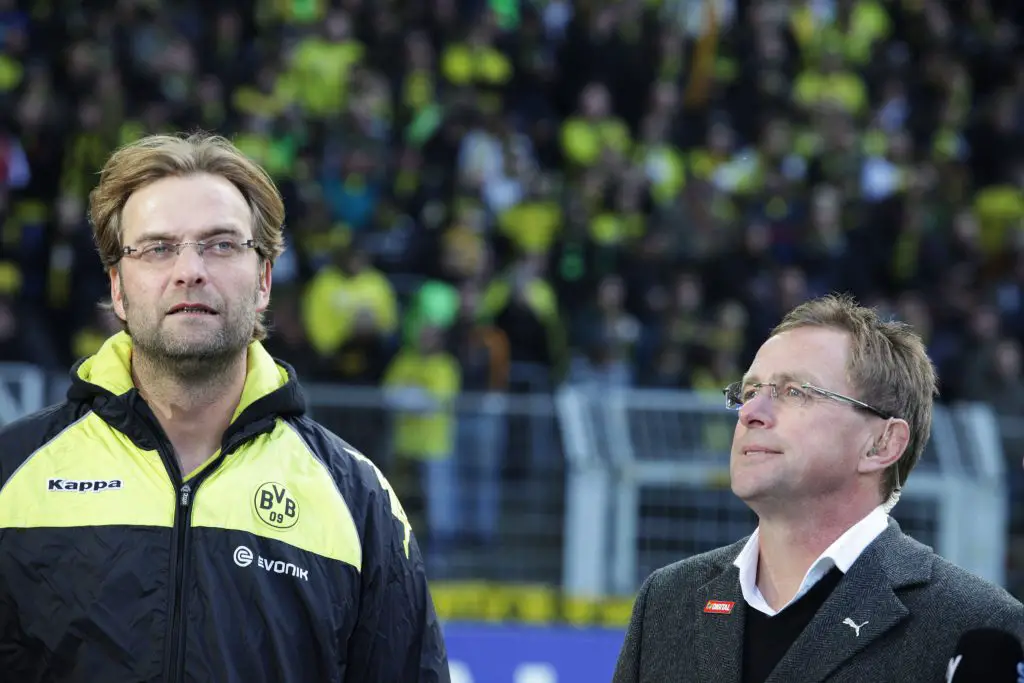Jurgen Klopp said he sympathised with Ralf Rangnick's situation at Manchester United this season.