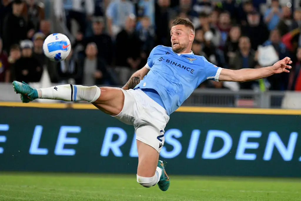 Manchester United have a strong interest in Lazio midfielder Sergej Milinkovic-Savic . (Photo by Marco Rosi - SS Lazio/Getty Images)