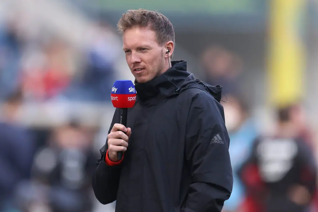 Julian Nagelsmann was one of the candidates being considered by Manchester United for the vacant manager job in the summer. (Photo by Alex Grimm/Getty Images)