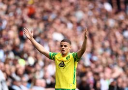 Max Aarons in action for Norwich City. (Photo by Ryan Pierse/Getty Images)