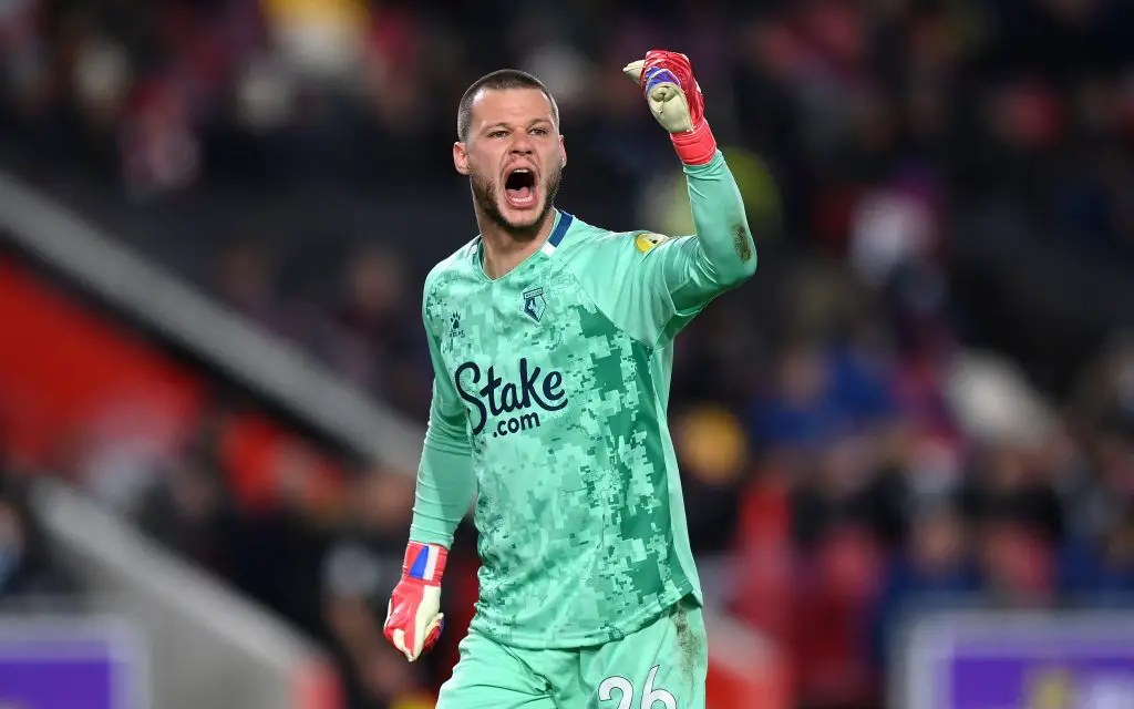 Manchester United could sign Watford star Daniel Bachmann on a cut-price deal to replace Dean Henderson. (Photo by Justin Setterfield/Getty Images)