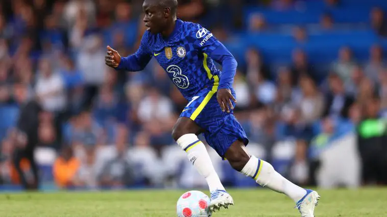 N'Golo Kante is targeted by Man United. (Photo by Clive Rose/Getty Images)