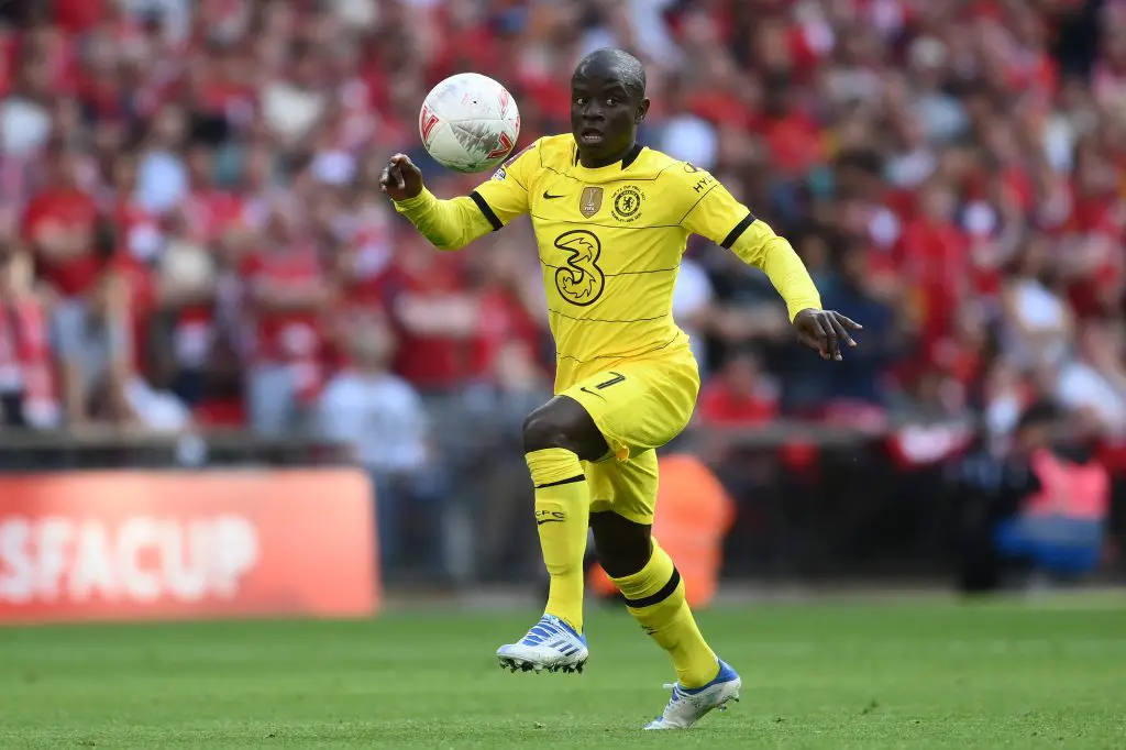 Chelsea manager Thomas Tuchel not willing to sell Manchester United target N'Golo Kante to a direct Premier League rival. (Photo by Mike Hewitt/Getty Images)