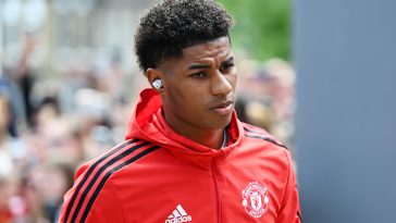 Marcus Rashford before the game against Crystal Palace. (Photo by Alex Broadway/Getty Images)