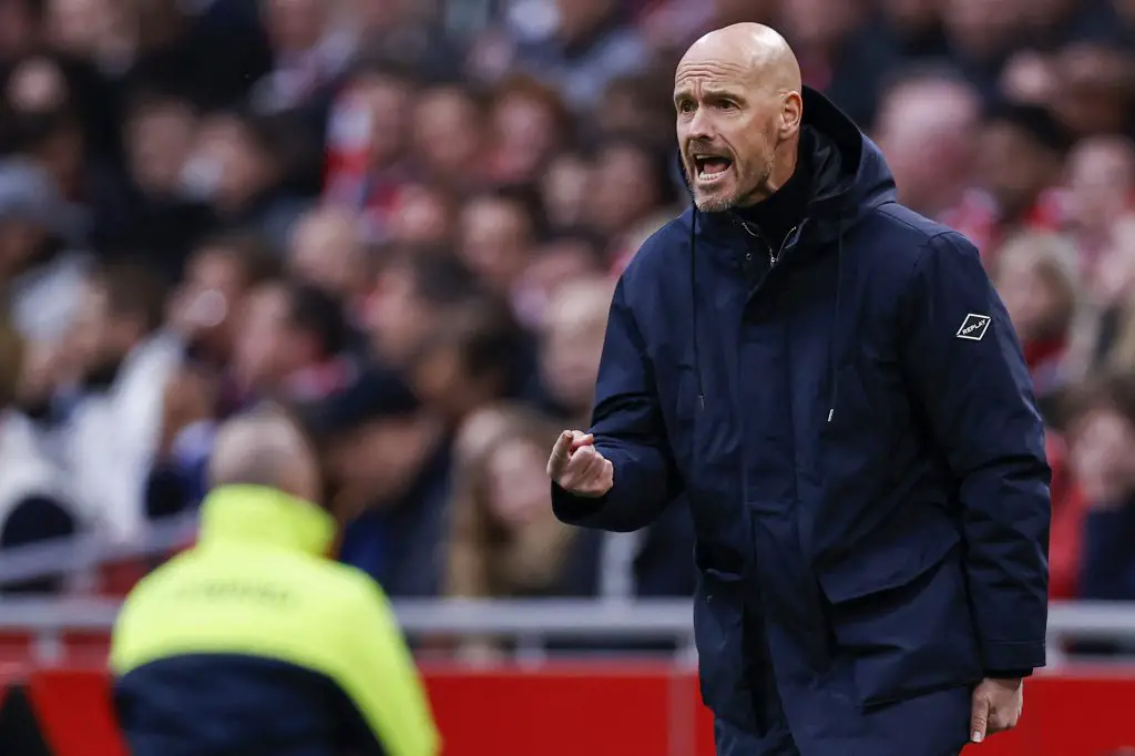 Incoming new Manchester United manager Erik ten Hag looking to recreate Ajax model by increasing player value.  (Photo by MAURICE VAN STEEN/ANP/AFP via Getty Images)