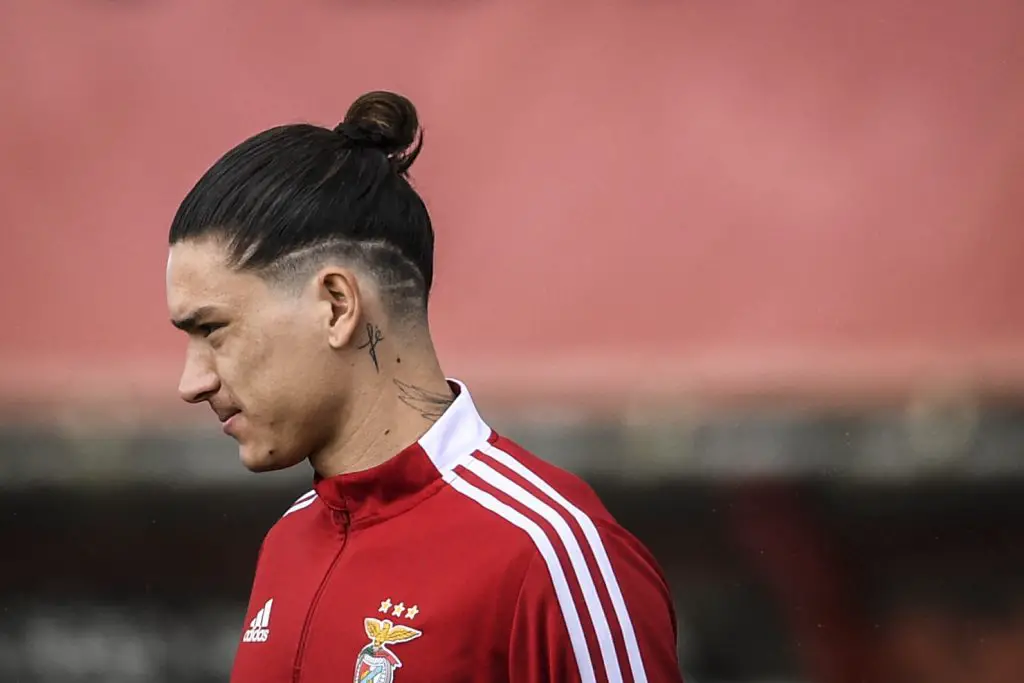 Real Madrid enter the transfer race to sign Benfica sensation Darwin Nunez amidst Manchester United interest . (Photo by PATRICIA DE MELO MOREIRA/AFP via Getty Images)