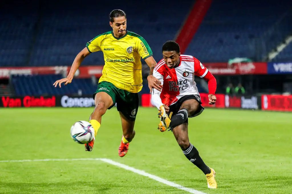 Manchester United get transfer boost as Feyenoord willing to sell Tyrell Malacia.