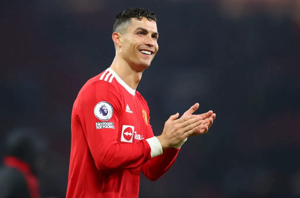Manchester United forward Cristiano Ronaldo not planning to leave the club as he looks set to discuss future with Erik ten Hag . (Photo by Catherine Ivill/Getty Images)