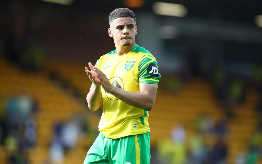 Manchester United looking to sign Norwich City defender Max Aarons in the summer. (Photo by Pete Norton/Getty Images)