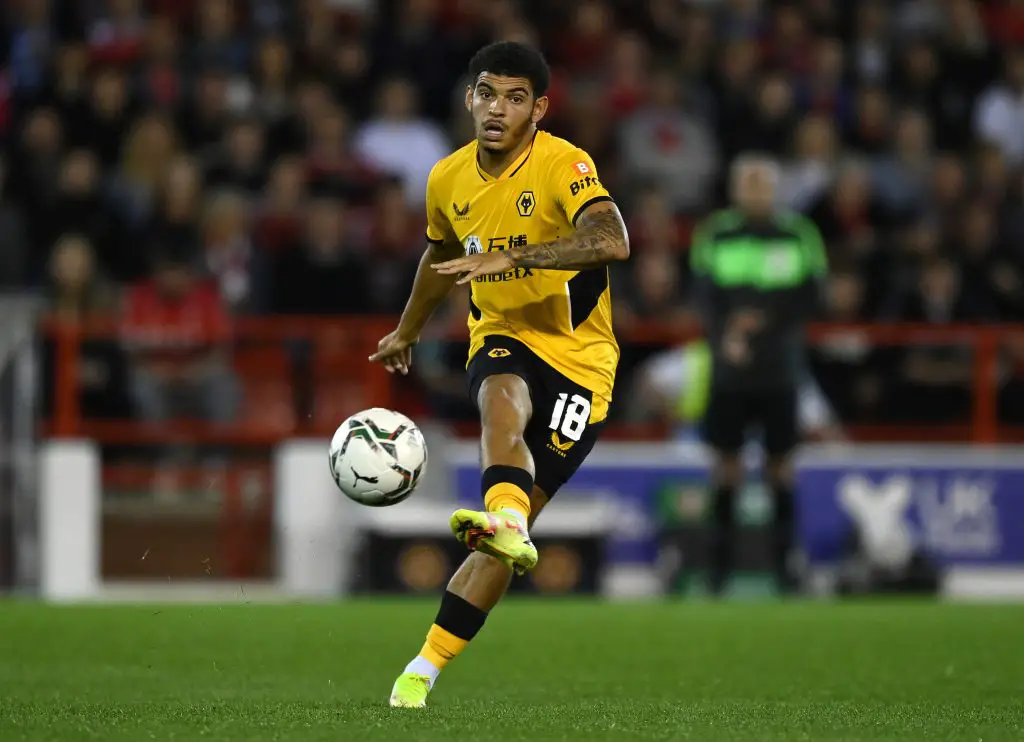 Wolves look to renew Morgan Gibbs-White's deal to prepare for Neves' potential exit. (Photo by Shaun Botterill/Getty Images)