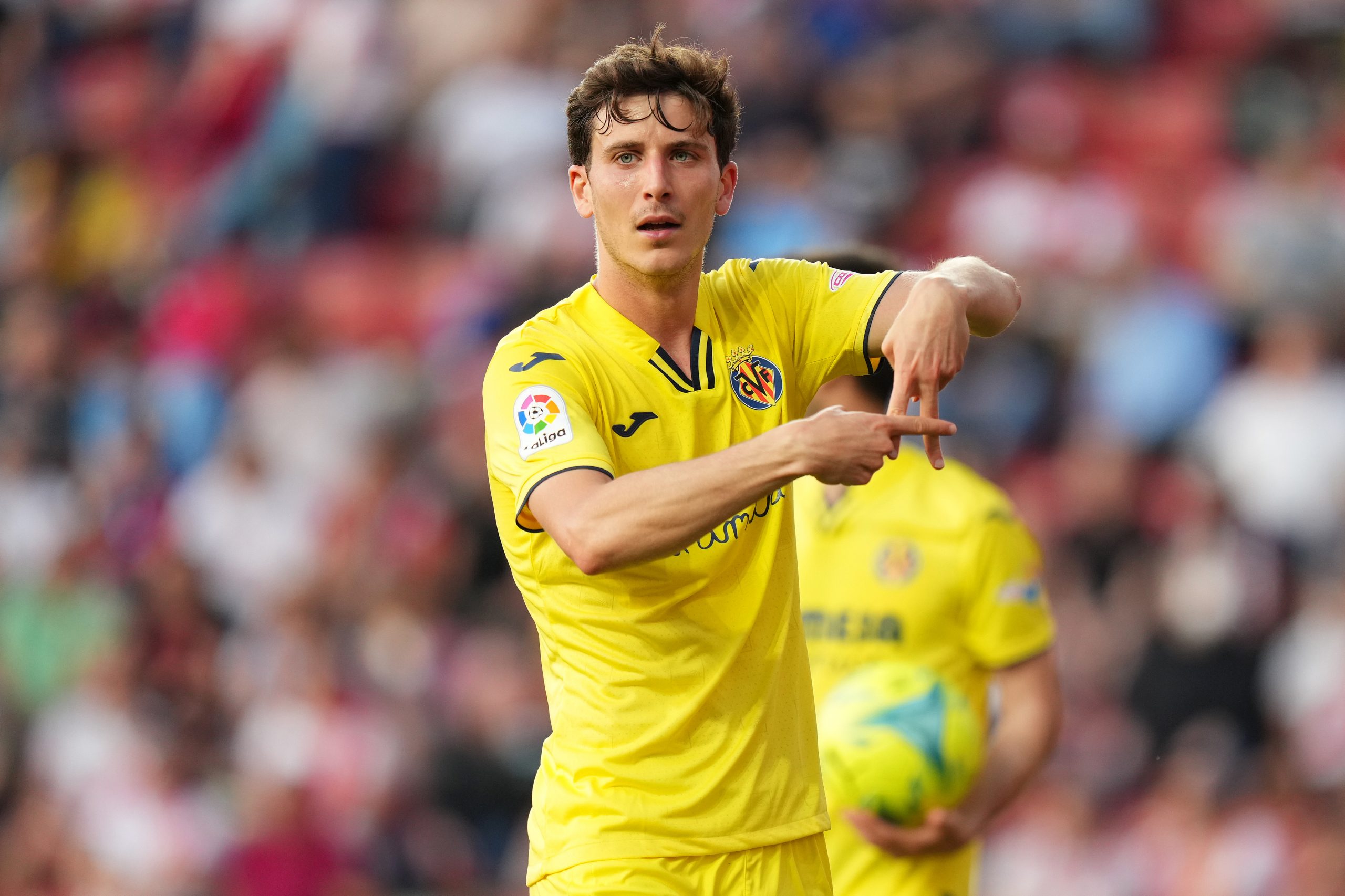 Pau Torres in action for Villarreal vs Rayo Vallecano. (Photo by Angel Martinez/Getty Images)