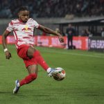 Manchester United target Christopher Nkunku is unwilling to leave the Bundesliga this summer. (Photo by Maja Hitij/Getty Images)