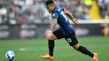 Lautaro Martinez in action for Inter Milan. (Photo by Alessandro Sabattini/Getty Images)