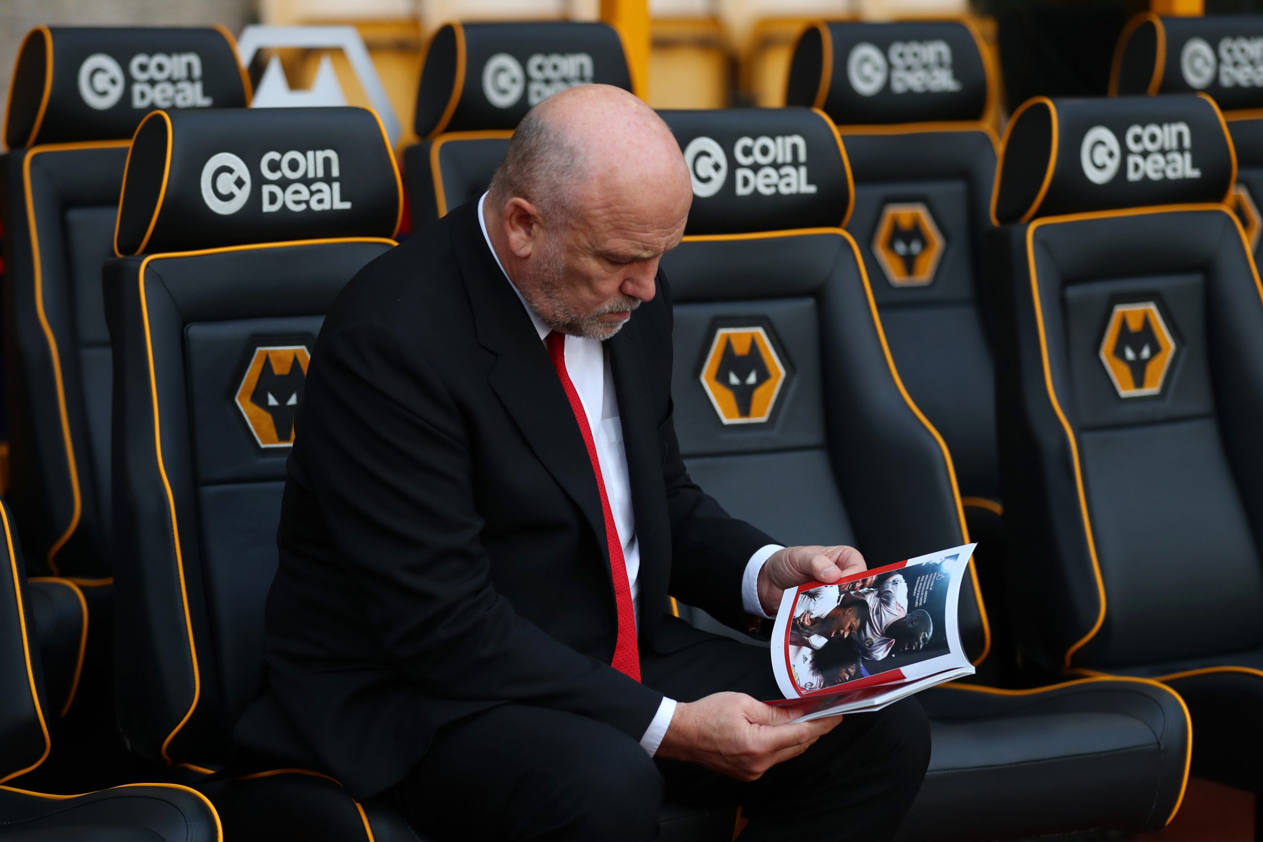 Mike Phelan set for Manchester United exit. (Photo by Catherine Ivill/Getty Images)