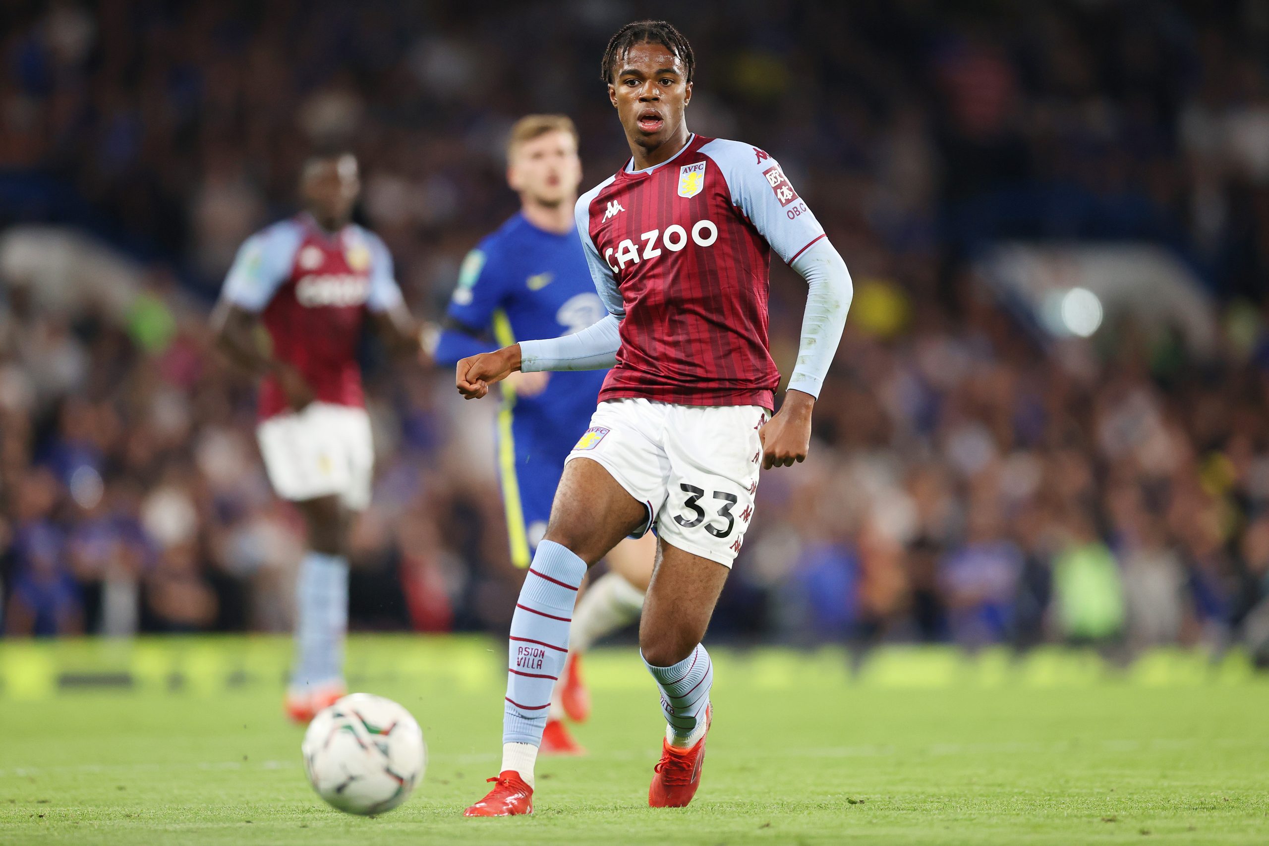 Carney Chukwuemeka has attracted interest from Man United and Liverpool. (Photo by James Chance/Getty Images)