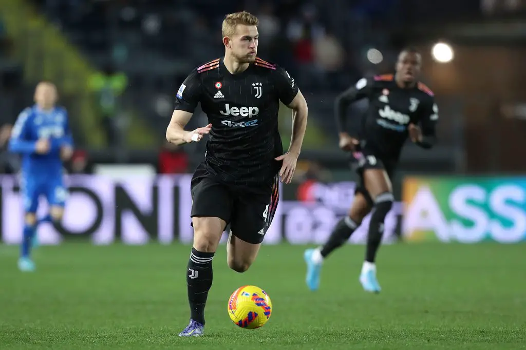 Transfer News: Manchester United rival Man City to sign Juventus star Matthijs de Ligt. (Photo by Gabriele Maltinti/Getty Images)