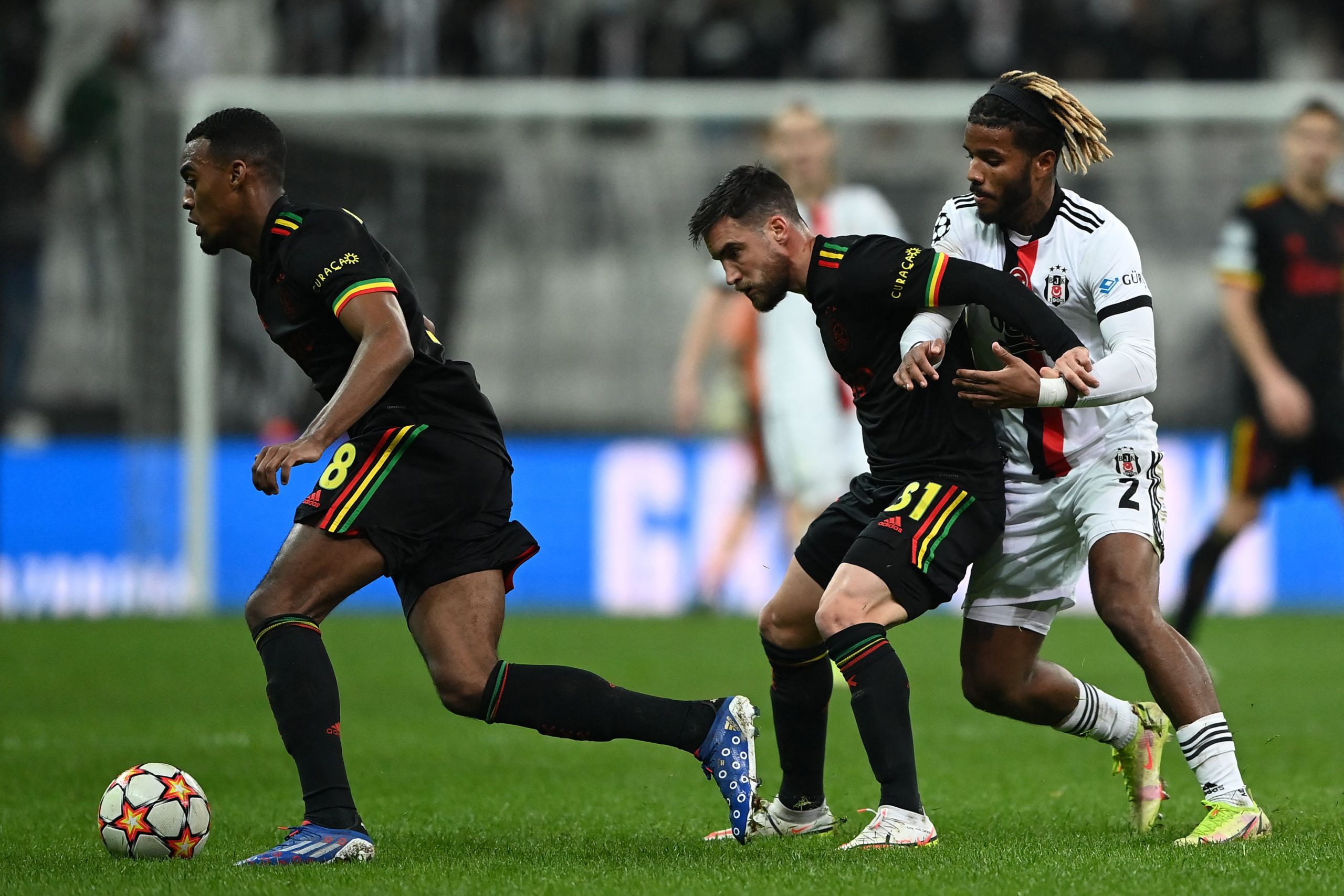 Nicolas Tagliafico has interest from Man United. (Photo by OZAN KOSE/AFP via Getty Images)