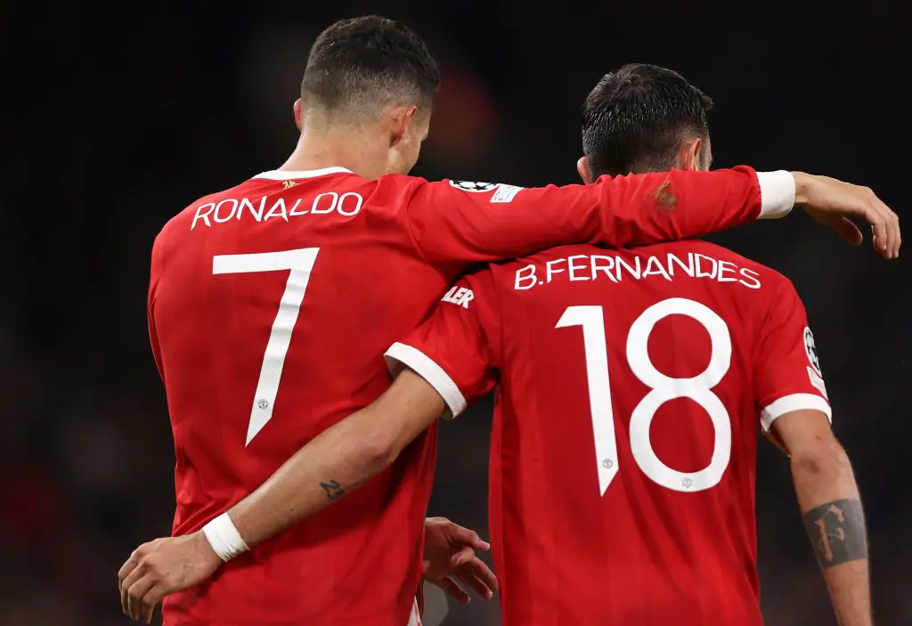 Bruno Fernandes is happy to have played with Portugal teammate Cristiano Ronaldo at Manchester United.