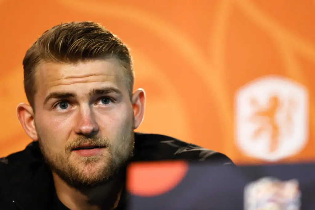 Matthijs De Ligt has been linked with Manchester United since his tenure at Juventus. (Photo by MAURICE VAN STEEN/ANP/AFP via Getty Images)