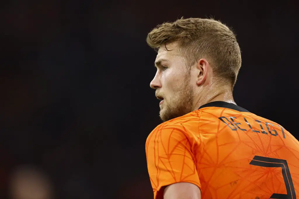 Matthijs de Ligt has made 16 appearances for Bayern Munich this season. (Photo by MAURICE VAN STEEN/ANP/AFP via Getty Images)