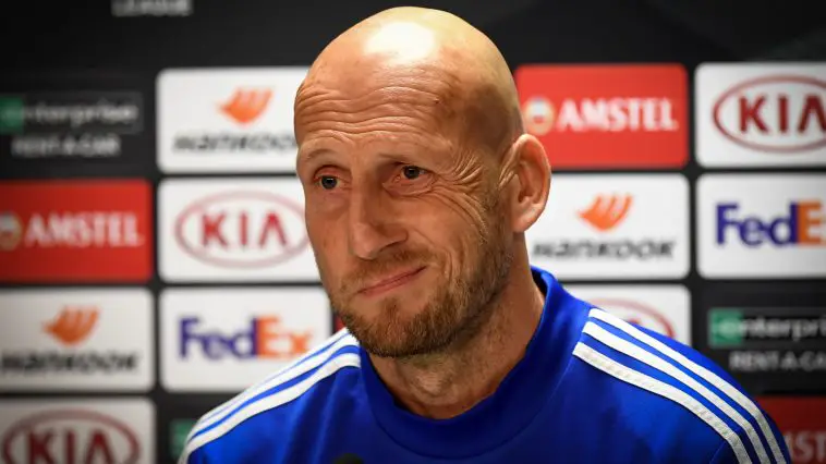 Jaap Stam is a legend at Manchester United. (Photo by ANDY BUCHANAN/AFP via Getty Images)