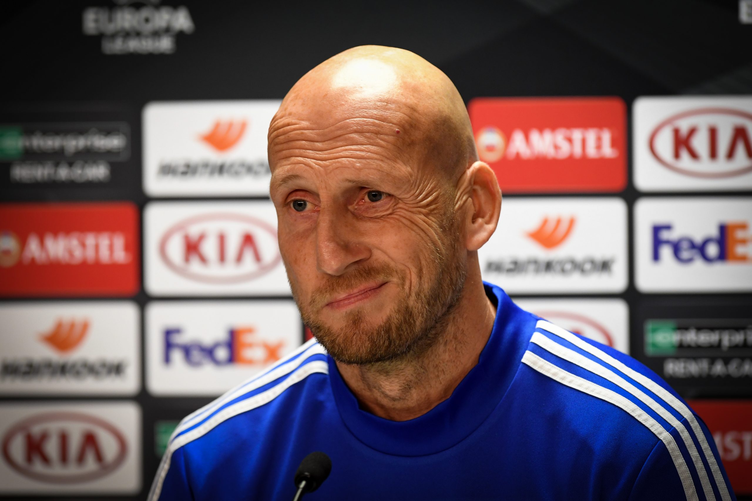 Jaap Stam is a legend at Manchester United. (Photo by ANDY BUCHANAN/AFP via Getty Images)