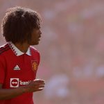 Tahith Chong in a friendly for Manchester United against Rayo Vallecano.