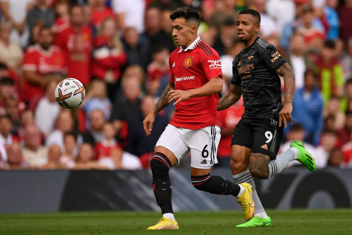 Lisandro Martinez needs to continue his good start at Old Trafford.(Photo by OLI SCARFF/AFP via Getty Images)