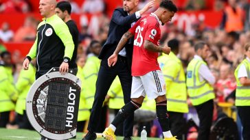 Ten Hag calls to stop discussions as Manchester United soldier on without Sancho.