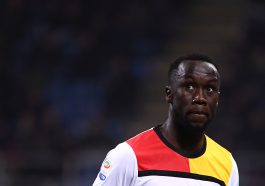Bacary Sagna during his playing days for Benevento in Italy in 2018.