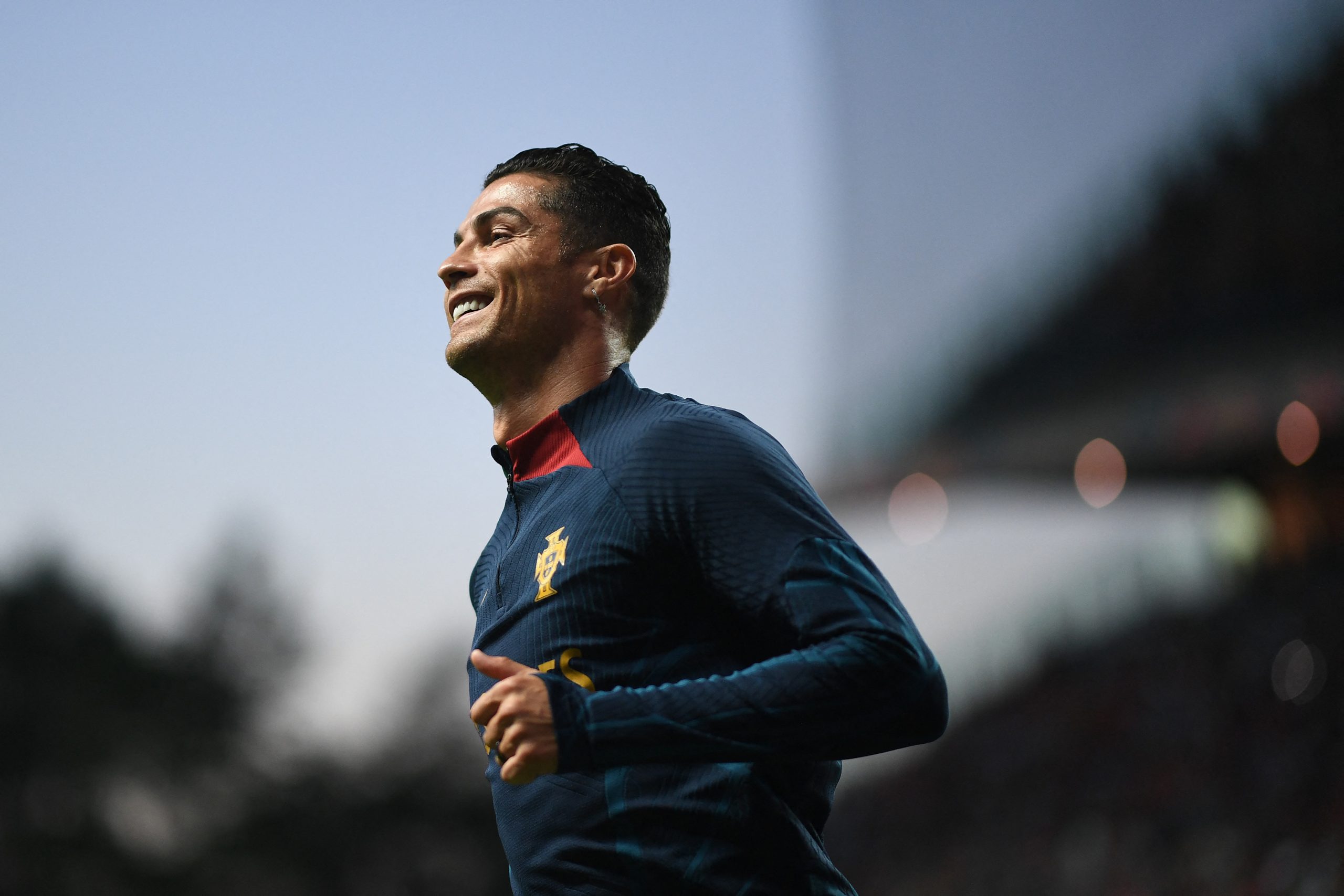 Cristiano Ronaldo scored his 700th club goal against Everton. (Photo by PATRICIA DE MELO MOREIRA/AFP via Getty Images)